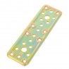 Łącznik płaski 160x50mm żółty ocynk mod.500 płytka do konstrukcji drewnianych