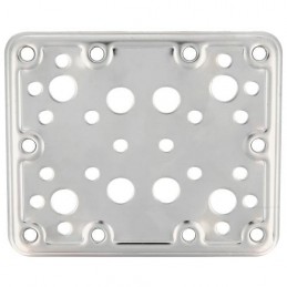 Łącznik płaski Płyka montażowa 120x100mm INOX mod.504