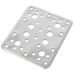 Łącznik płaski Płyka montażowa 120x100mm INOX mod.504