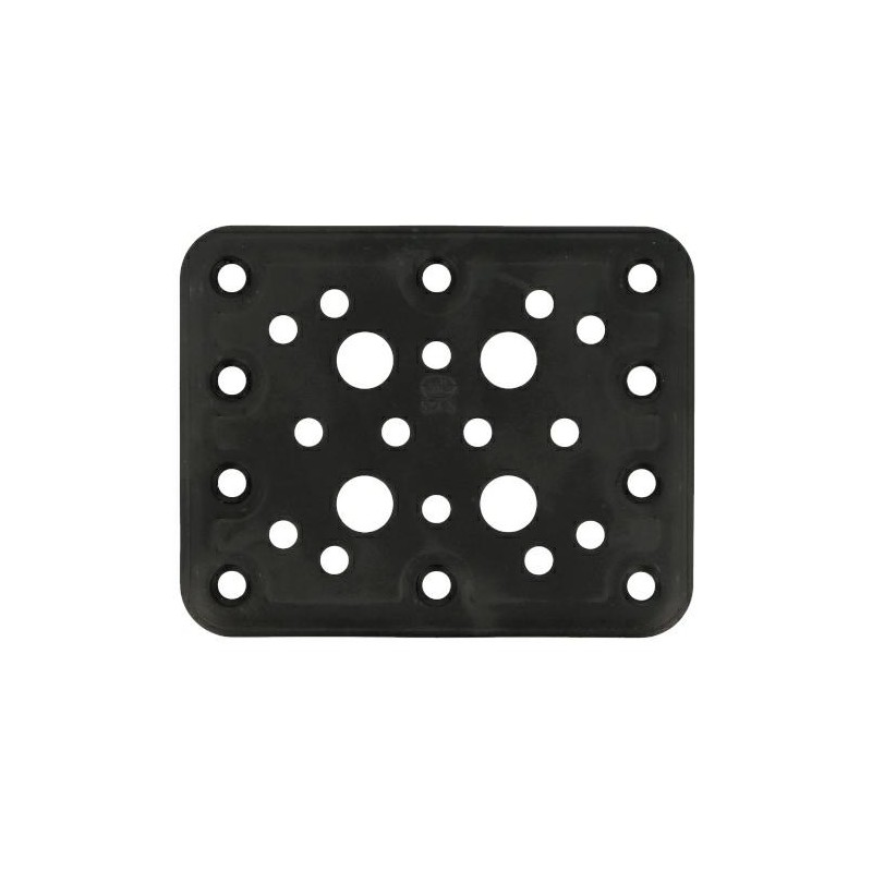 Łącznik płaski mod.504-80x100 czarny