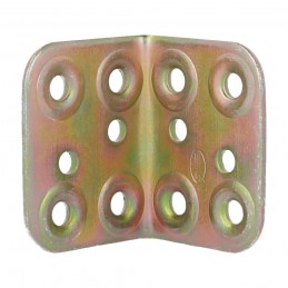 Kątownik montażowy 40x50mm żółty ocynk mod.300 Łącznik kątowy do konstrukcji drewnianych