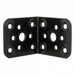 Łącznik kątowy do belek 60x60x50 stalowy czarny mod.300