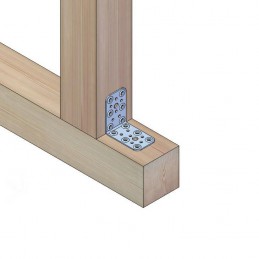 Łącznik kątowy do belek 60x60x50 stalowy czarny mod.300