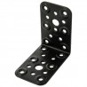 Kątownik montażowy 80x80x50mm Łącznik kątowy do belek czarny mod.300