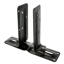 Podstawa belki regulowana 75-150mm czarna mod.350 do konstrukcji drewnianych