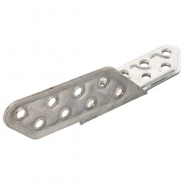 Łącznik kątowy 170mm INOX Prawy mod.305 do belek