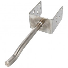 Podstawa belki 90mm inox wpuszczana w beton mod.352