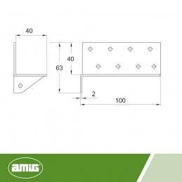 Wspornik belki mod.355-100 Le. czar