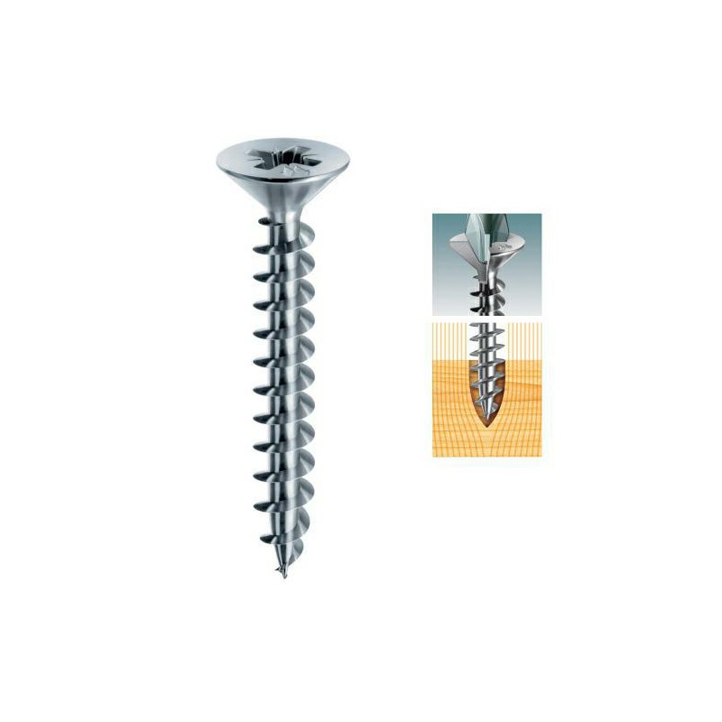 Wkręty biały ocynk 3,5x25 PZ 100szt. Panelvit