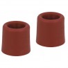 Odbój gumowy 23x23mm mahoń odbojnik podłogowy 2szt. mod. 410 DIS