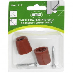 Odbój gumowy 23x23mm mahoń odbojnik podłogowy 2szt. mod. 410 DIS