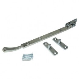 Ogranicznik okienny Blokada otwarcia Tear Drop 10" ruchomy chromowany