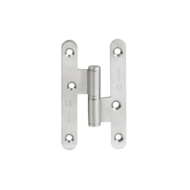 Zawias do drzwi 100x58mm stal nierdzewna inox LEWY (pl) mod. 409