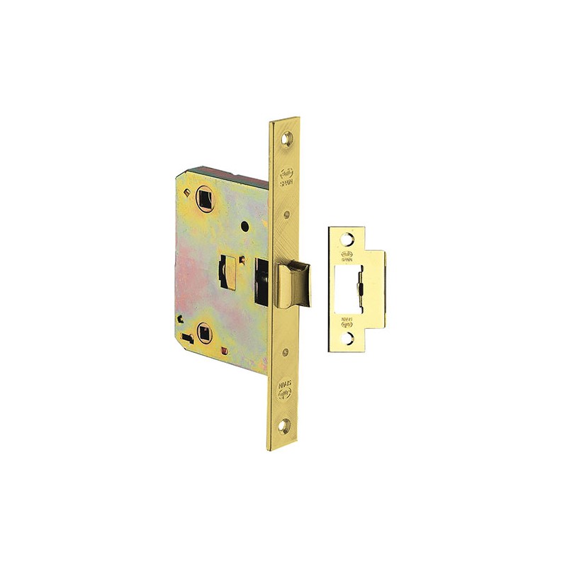 Zamek drzwiowy łazienkowy 70/50 mosiądzowany mod. 3100