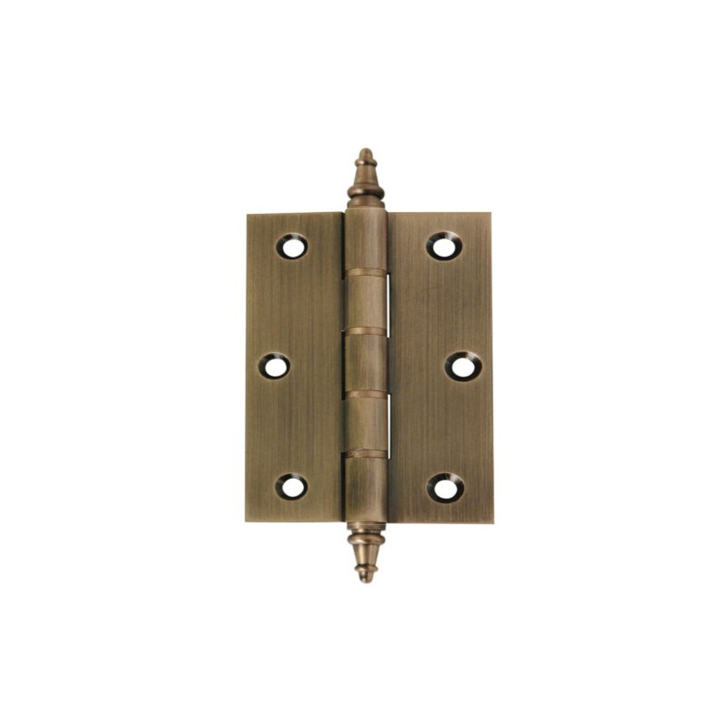 Zawias do drzwi 70x60mm mosiądz złoto antyczne splatany mod. 1008