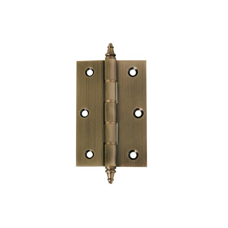 Zawias do drzwi 90x60mm mosiądz złoto antyczne splatany mod. 1008