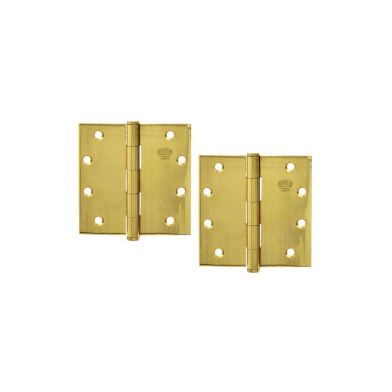 Zawias do drzwi 102x102mm mosiądz lakierowany splatany 2szt. mod. 3010