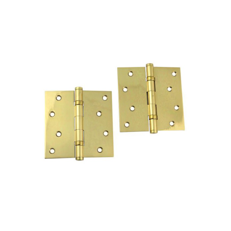 Zawias do drzwi 102x102mm mosiądz lakierowany splatany 2szt. mod. 3012