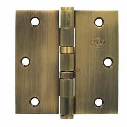 Zawias do drzwi 76x76mm mosiądz złoto antyczne splatany 2szt. mod. 3012