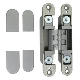 Zawias ukryty wpuszczany SYMBIO 22 max 40kg + osłonki chrom mat