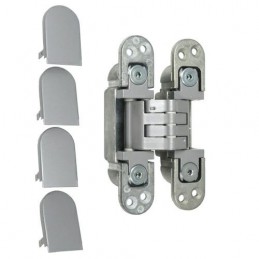 Zawias ukryty wpuszczany SYMBIO 30 max 60kg + osłonki chrom mat