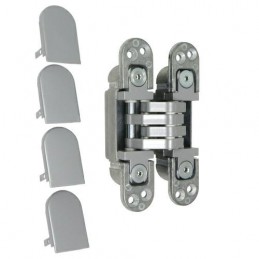 Zawias ukryty wpuszczany SYMBIO 30B max 80kg + osłonki chrom  mat