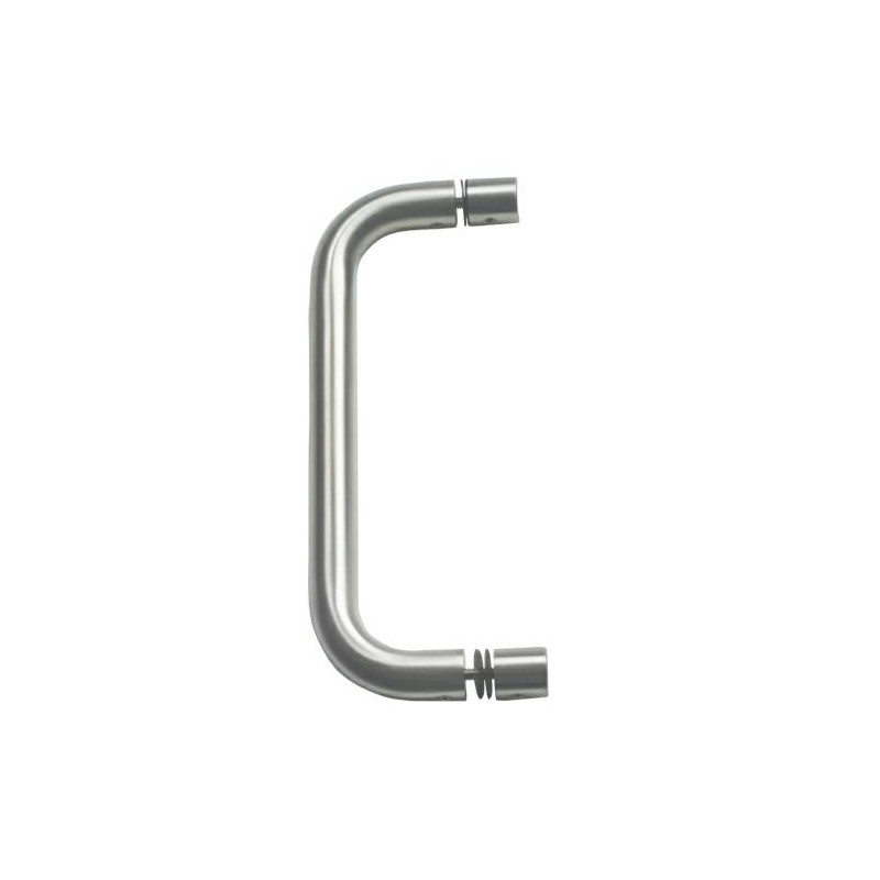 Pochwyt do drzwi szklanych pojedynczy 200x19mm inox mod.7