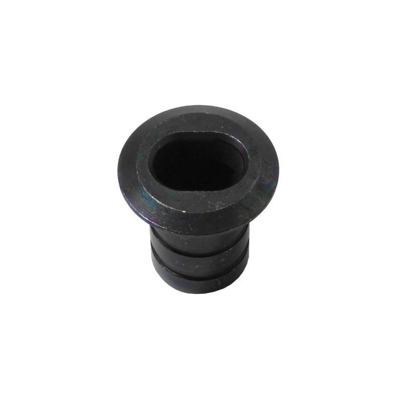 Zaczep wpuszczany czarny do zasuwy czołowej 16x11mm do kantrygla
