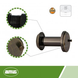 Wizjer 3-fi14, 35-60mm mos. złoto ant.