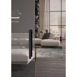 Uchwyt meblowy / pochwyt drzwiowy 200mm czarny mat mod. 3021