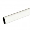 Pręt drążek ubraniowy owal 30x15mm dł. 2m biały mod.1