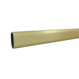 Pręt drążek ubraniowy owal 30x15mm dł. 2m złoty mod.1