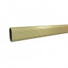 Pręt drążek ubraniowy owal 30x15mm dł. 4m złoty mod.1