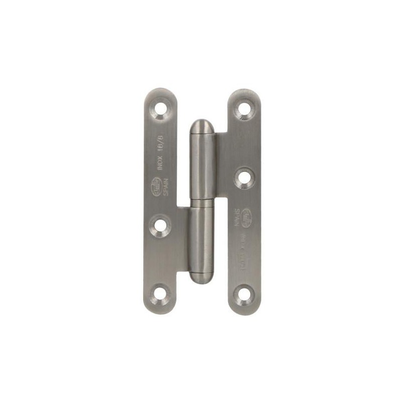 Zawias do drzwi 100x58mm stal nierdzewna szczotkowana INOX rozłączny PRAWY (pl) mod. 405