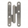 Zawias do drzwi 100x58mm stal nierdzewna szczotkowana INOX rozłączny PRAWY (pl) mod. 405