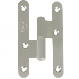 Zawias do drzwi 100x58mm mosiądz chrom mat rozłączny PRAWY (pl) mod. 405