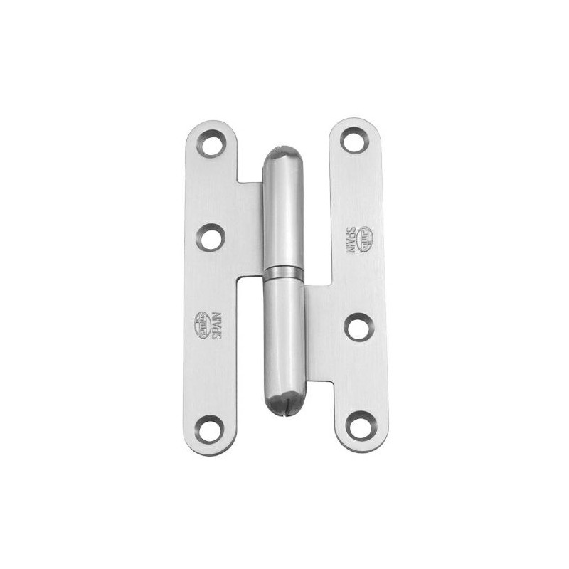 Zawias do drzwi 100x56mm stal  chrom mat rozłączny LEWY (pl) mod. 405C