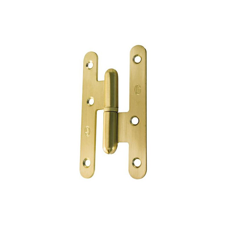 Zawias do drzwi 100x57mm stal mosiądzowany mat rozłączny LEWY (pl) mod. 405C