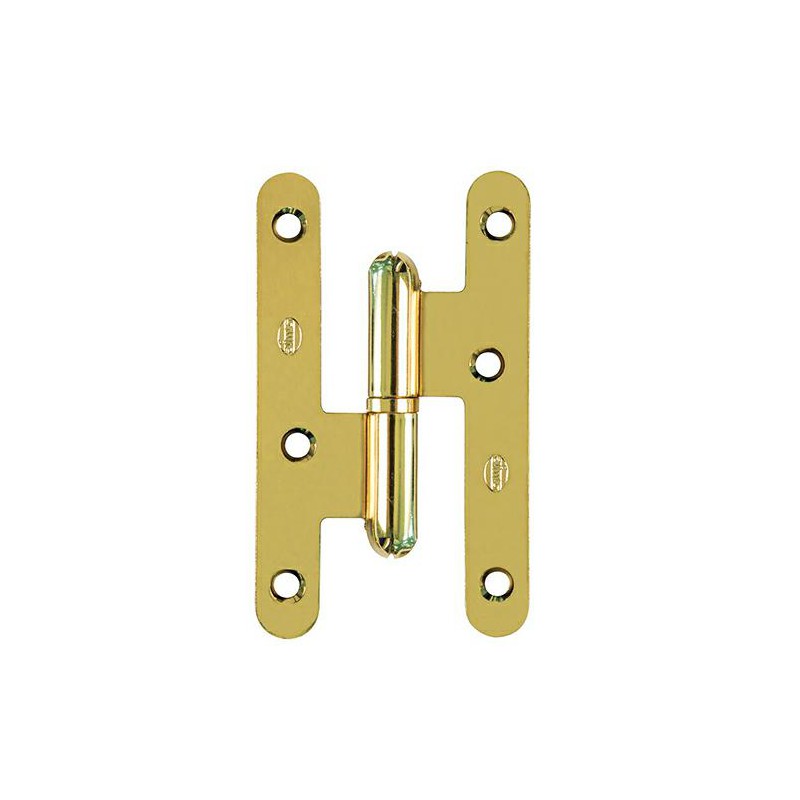 Zawias do drzwi 100x57mm stal złoty lakierowany rozłączny PRAWY (pl) mod. 405C