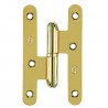 Zawias do drzwi 100x57mm stal złoty lakierowany rozłączny PRAWY (pl) mod. 405C