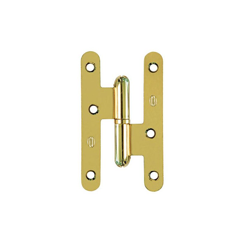 Zawias do drzwi 100x57mm stal złoty lakierowany rozłączny LEWY (pl) mod. 405C