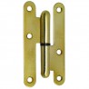 Zawias do drzwi 80x41mm stal mosiądzowany rozłączny LEWY (pl) mod. 405