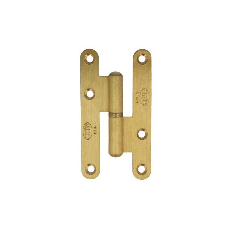 Zawias do drzwi 80x41mm mosiądz matowy rozłączny LEWY (pl) mod. 405