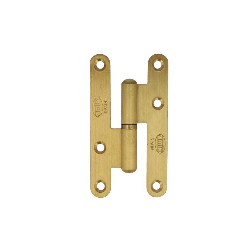 Zawias do drzwi 80x41mm mosiądz matowy rozłączny PRAWY (pl) mod. 405