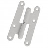 Zawias do drzwi 95x52mm stal biały rozłączny PRAWY (pl) mod. 405