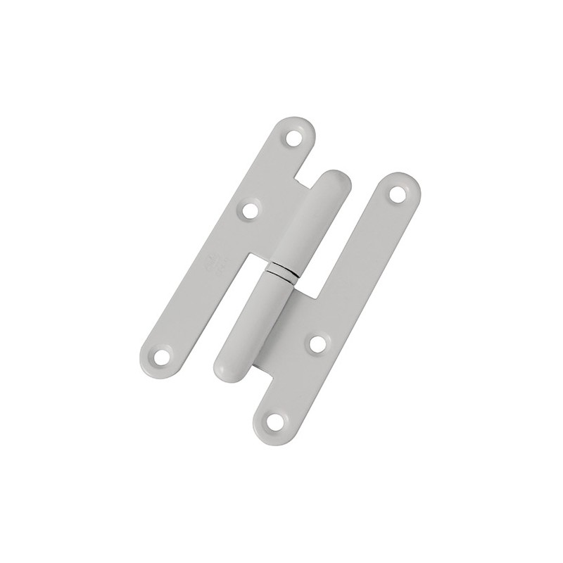 Zawias do drzwi 95x52mm stal biały rozłączny LEWY (pl) mod. 405