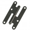 Zawias do drzwi 95x52mm stal czarny rozłączny LEWY (pl) mod. 405