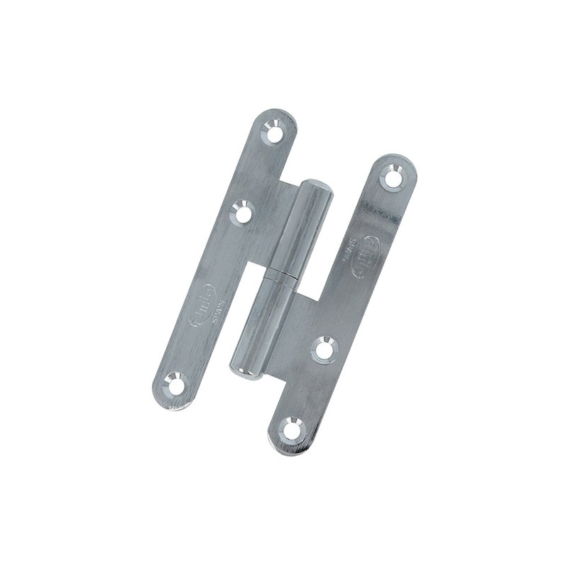 Zawias do drzwi 95x52mm mosiądz chrom połysk rozłączny LEWY (pl) mod. 405