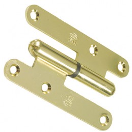 Zawias do drzwi 95x52mm stal złoty lakierowany rozłączny PRAWY (pl) mod. 405