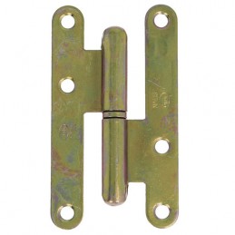 Zawias do drzwi 95x52mm stal żółty ocynk rozłączny LEWY (pl) mod. 405